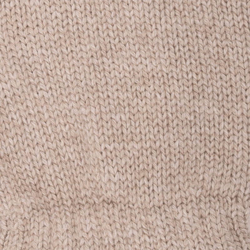 Unisex wool and cashmere plain gloves - Beige | Doré Doré