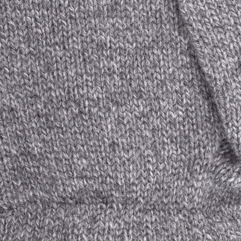 Unisex wool and cashmere plain gloves - Oxford grey | Doré Doré