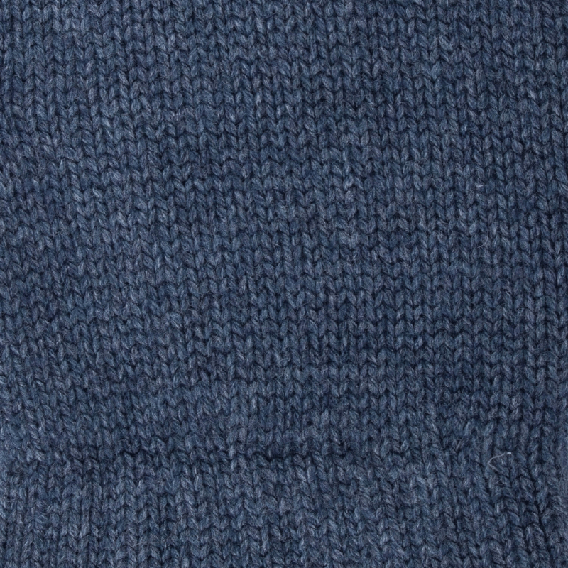 Unisex wool and cashmere plain gloves - Blue | Doré Doré