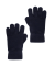 Unisex wool and cashmere plain gloves - Black
