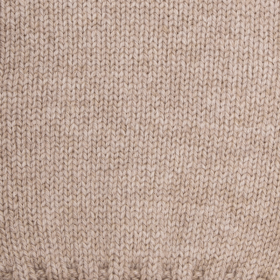 Unisex plain wool and cashmere fingerless gloves - Beige | Doré Doré