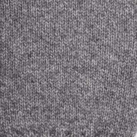 Unisex plain wool and cashmere fingerless gloves - Oxford grey | Doré Doré
