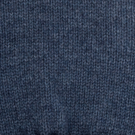 Unisex plain wool and cashmere fingerless gloves - Blue | Doré Doré