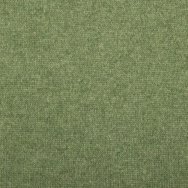Unisex wool and cashmere plain scarf - Green | Doré Doré