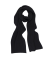 Merino wool, silk and cashmere scarf - Black