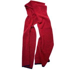 Raspberry fleece scarf | Doré Doré