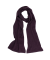 Wool and cashmere jersey knit scarf – Purple
