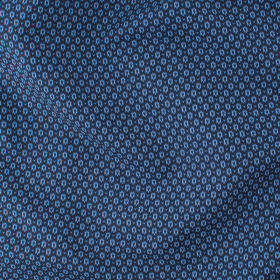 Swim shorts with round pattern- Blue | Doré Doré