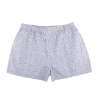 Men's plain cotton boxers - Azure