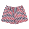 Men's plain cotton boxers - Dark blue & dark red