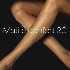 20 denier Comfort matt tights - Black | Doré Doré