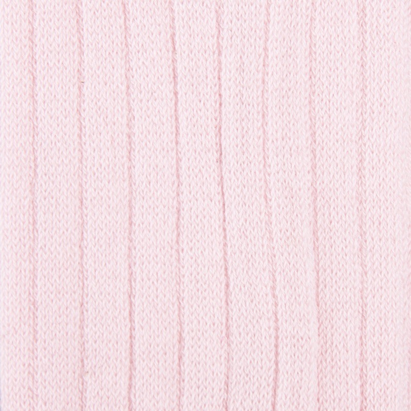 Children's soft cotton ribbed tights - Pink | Doré Doré