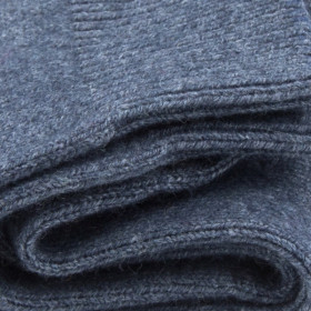 Women's wool and cashmere socks - Denim blue | Doré Doré