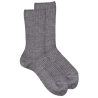 Children's merino wool ribbed socks - Grey | Doré Doré
