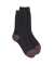 Women's fleece socks - Black and brown