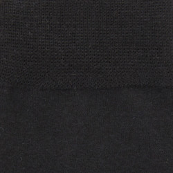 Women's wool and cotton jersey knit socks - Black | Doré Doré