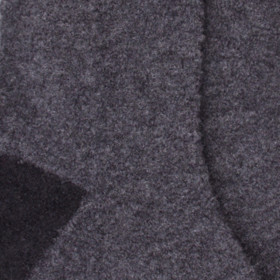 Women's fleece knee-high socks  - Grey | Doré Doré