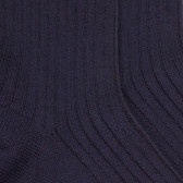 Children's merino wool ribbed socks - Navy blue | Doré Doré