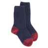 Children's fleece socks - Blue and red