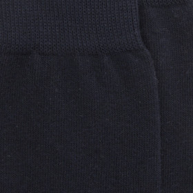 Knee high socks in Egyptian soft cotton - Dark blue | Doré Doré