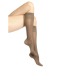 Silky-soft knee-high socks with active toning effect - Brown | Doré Doré