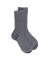 Children's soft cotton ribbed socks - Grey