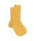Children's soft cotton ribbed socks - Yellow