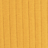 Yellow ribbed knee high socks in soft cotton for children | Doré Doré