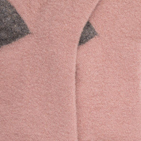 Women's polar wool long socks - Rose Praline | Doré Doré