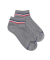 Women's cotton terry sports short socks - Grey Stone