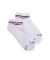 Women's cotton terry sports short socks - White