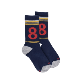 Fancy cotton socks Number 8 - Blue | Doré Doré