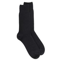 Men's wool and cashmere socks - Black | Doré Doré