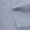 Men's mercerised cotton lisle two-tone socks - Ice blue & white | Doré Doré