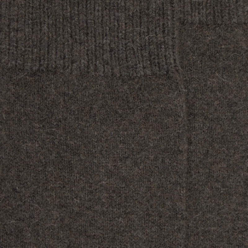 Women's wool and cashmere socks - Dark khaki | Doré Doré
