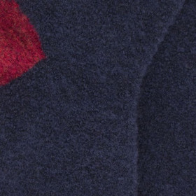 Children's fleece socks - Blue and red | Doré Doré