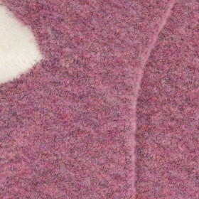 Children's fleece socks - Pink & white | Doré Doré