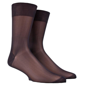 Men's polyamide sheer socks - Black | Doré Doré