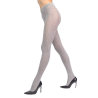 Women's cotton and cashmere perforated plain tights - White | Doré Doré