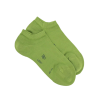 Women's cotton lisle sneaker socks - Green | Doré Doré