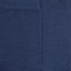 Children's wool and cotton socks - Denim blue | Doré Doré