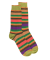 Men's striped cotton lisle socks - Green Absinthe