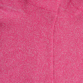 Women's glitter cotton sneaker socks - Pink | Doré Doré