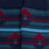 Women's anti-slip carpet patterned cotton socks - Navy Blue | Doré Doré