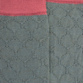 Women's wool openwork  plain socks - Cameleon | Doré Doré