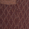 Women's glitter cotton and wool socks patterned weave effect - Hazelnut | Doré Doré