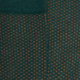 Children's wool patterned micro reticle socks - Grey-green iron | Doré Doré