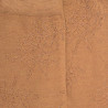 Women's plain wool socks with transparency - Camel | Doré Doré