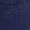 Women's plain wool socks with transparency - Navy Blue | Doré Doré