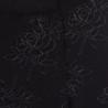 Women's plain wool socks with transparency - Black | Doré Doré